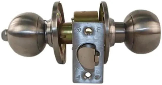 Alt view image 2 of 2 - Super Lock IC13041S Stainless Steel US32D Grade 2 Interchangeable Core Entry Knobs (Core Sold Seperately)