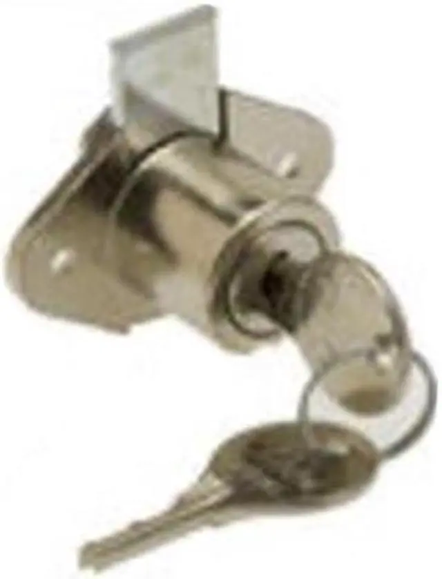 Main image of Ilco 1702-81 Satin Cadmium 7/8" Mail And Letter Box Surface Mounted Vertical Deadbolt Lock