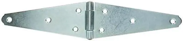 Main image of Tuff Stuff 86326 Zinc Plated 6" Extra Heavy Duty Strap Hinge With Screws (1 Per Card)