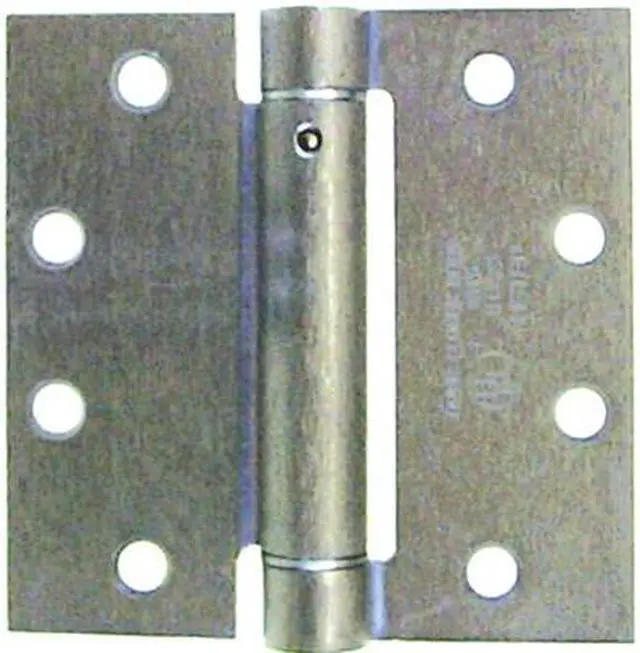 Main image of Tuff Stuff 86521 Prime Coated 4-1/2" x 4-1/2" Trim Style Adjustable Template Spring Hinge With Machine And Wood Screws (1 Hinge Per Box)