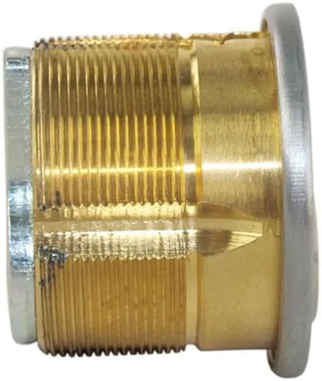 Alt view image 2 of 2 - Marks 2122/26D-C Satin Chrome US26D Solid Brass Replacement 15/16" Mortise Cylinder Lock