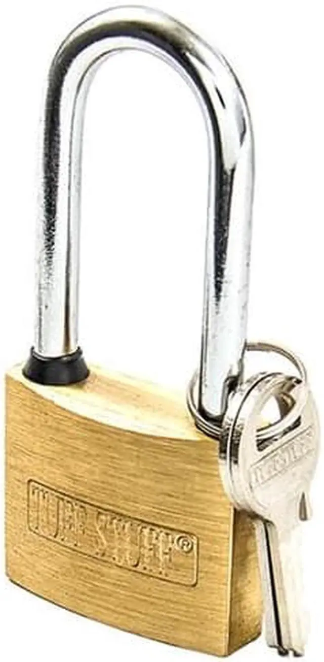 Main image of Tuff Stuff 3150LS 1-1/2" Solid Brass Body Padlock With Long Shackle