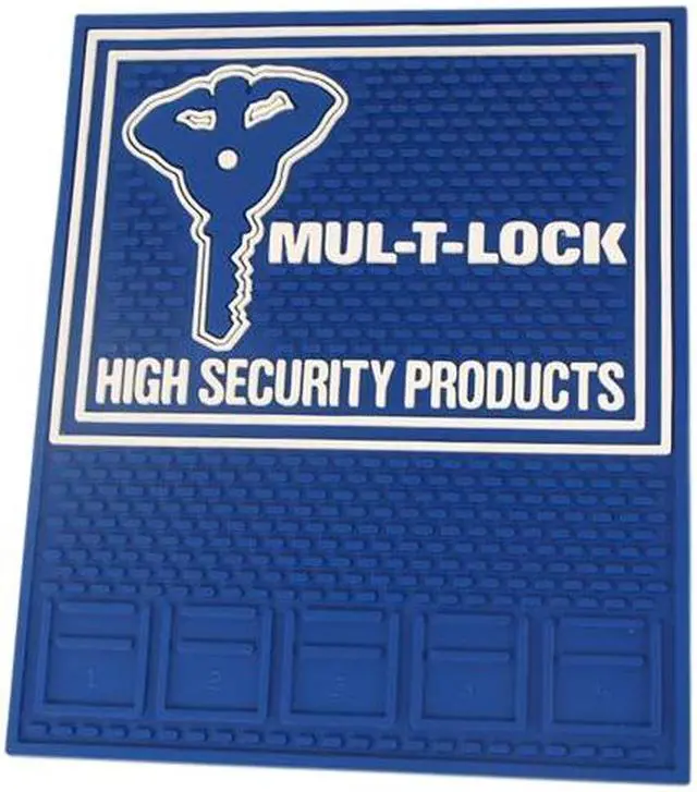 Alt view image 2 of 2 - Mul-T-Lock ADV-LT-PINMAT Blue And White 12" x 10" Flexible Pinning Mat