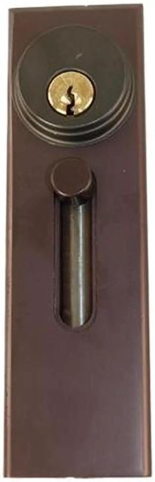 Alt view image 2 of 7 - Progressive Hardware R1000 DU Duranodic Drop Bolt Lock for Revolving Doors and Other Applications