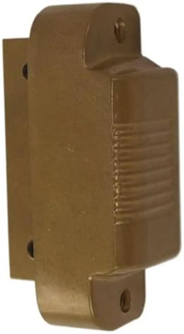 Alt view image 3 of 3 - Yale Security 112A Sprayed Bronze Standard Angle Strike