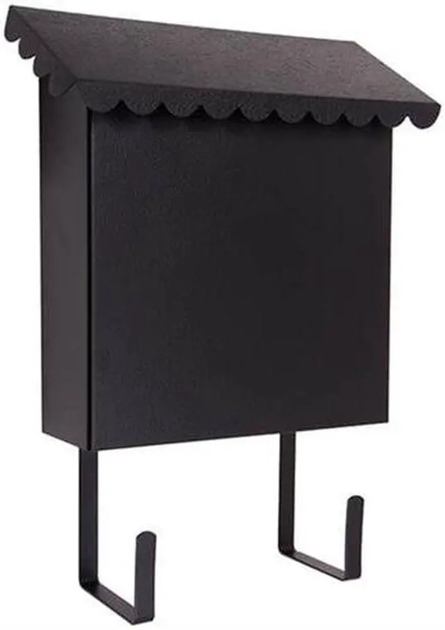 Main image of Tuff Stuff 2021 Black Enamel Metal Vertical Mailbox, No Lock