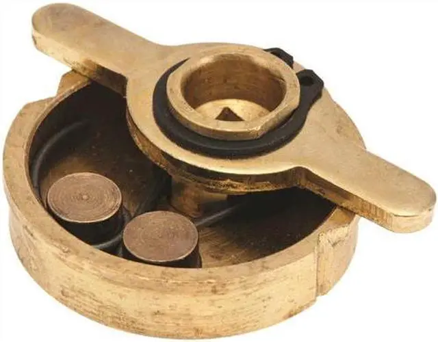 Alt view image 5 of 5 - Ilco 705-04-11 Mortise Lock Thumb Turn Knob Disc Long Throw