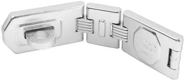 Main image of American Lock A885D Heavy Duty Zinc 7-3/4 Inch Long x 1-3/4 Inch Wide Flex-O Double Hinged Hasp by Master Lock