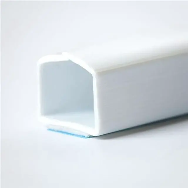 Main image of Wire Hider Premiere Raceway WireHider 4 Pieces FWH-11411 White 1/2" x 48" Base Molding Self Adhesive