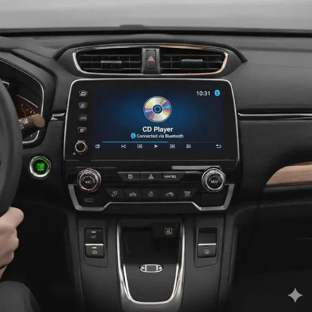 Alt view image 6 of 7 - PRO STAR Bluetooth USB CD Player 2019-2026 Compatible With Honda CR-V Hybrid