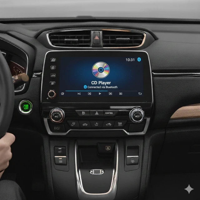 Alt view image 6 of 7 - PRO STAR Bluetooth USB CD Player 2019-2027 Compatible With Volkswagen Atlas Cross Sport