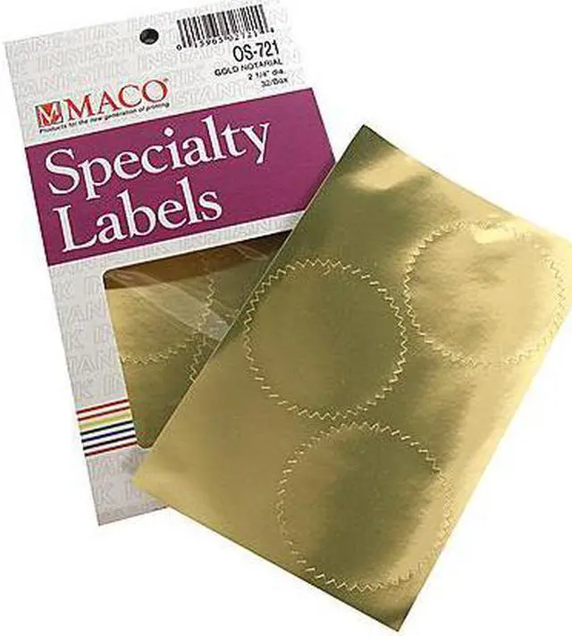 Main image of Maco Notarial Gold Seal 32 EA/PK