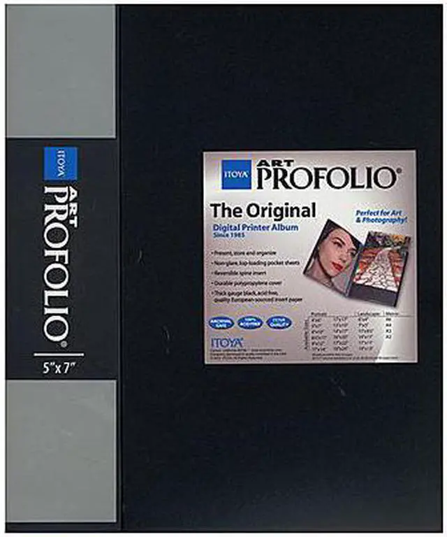 Alt view image 3 of 14 - ITOYA ART Profolio 5x7 Storage/Display Book Portfolio
