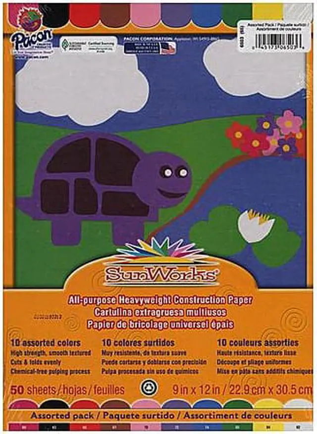 Alt view image 2 of 11 - SUNWORKS CONSTRUCTION PAPER ASSORTED 9X12