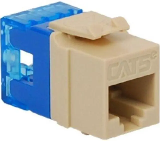 Alt view image 3 of 3 - ICC modular connector MODULE, CAT 5e, HD, IVORY