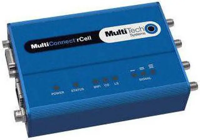 Alt view image 2 of 5 - Multi-Tech MultiConnect rCell MTR-LVW2 Cellular Modem/Wireless Router