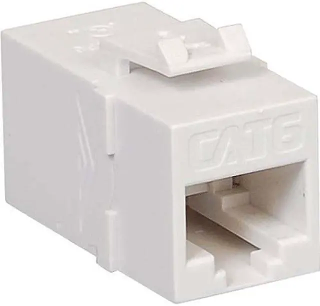 Alt view image 3 of 10 - Modular Coupler Cat 6 White