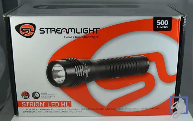 Alt view image 2 of 14 - Streamlight Strion HL Rechargeable Flashlight w/DC 74754