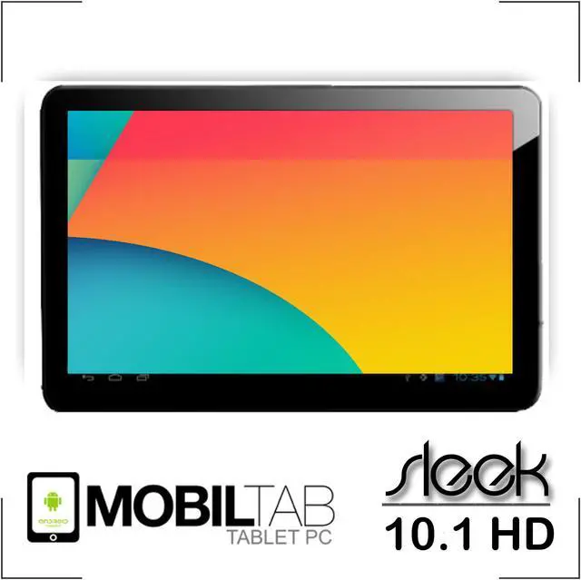 Main image of Mobiltab Inc Android Tablet 10.1" Mobiltab Sleek Quad core 1.6GHZ 16GB HD IPS 1280*800 Dual Camera