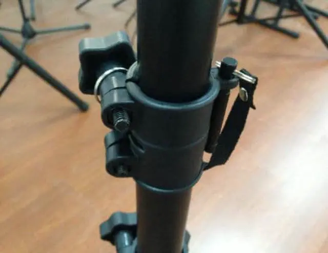 Alt view image 2 of 3 - Speaker stands 2x carrying bag adjustable height DJ pro audio