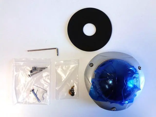Alt view image 6 of 7 - Vandal-proof outdoor dome case, 3 axis, conduit knock-out, IP65