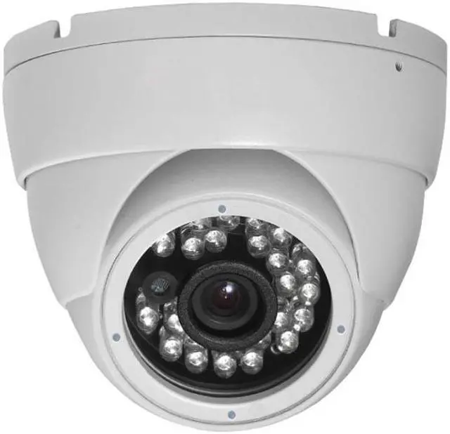 Main image of 2 megapixel 1080P HD-TVI / analog security IR dome camera, 3.6mm lens, white
