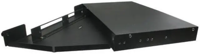 Alt view image 3 of 3 - Rack-mount fiber distribution swing-out panel 1U