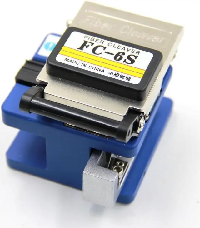 Main image of FC-6S Optical Fiber Cleaver Hand Held with Scrap Collector Carbide Blade