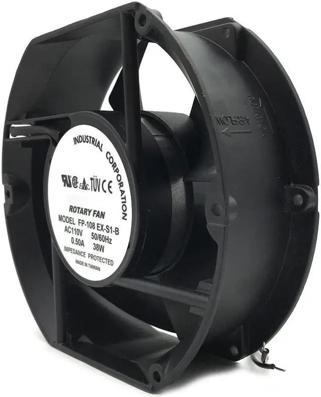 Alt view image 5 of 7 - FP-108EX-S1-B 17CM 17215051MM 110/120V Double Ball Bearing Axial Fan