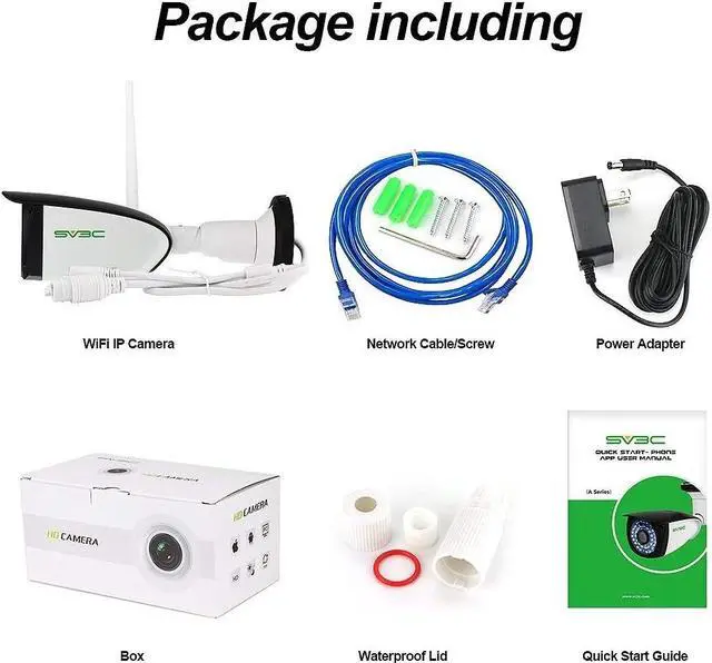 Alt view image 7 of 7 - SV3C WiFi Camera Outdoor, 1080P ONVIF Conformance Two-Way Audio Security Camera, Motion Detection IP Cameras, Night Vision Surveillance Alarm Cam for Indoor Outdoor, Support Max 128GB SD Card Record