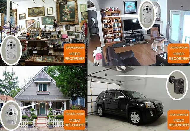 Alt view image 6 of 7 - eoqo Hack-Proof 1080p Battery-Powered Home Office Security Camera | Standalone DVR | Night Vision, PIR Motion Detection, Long Standby | Solar Powered Option, Indoor/Outdoor Video Surveillance