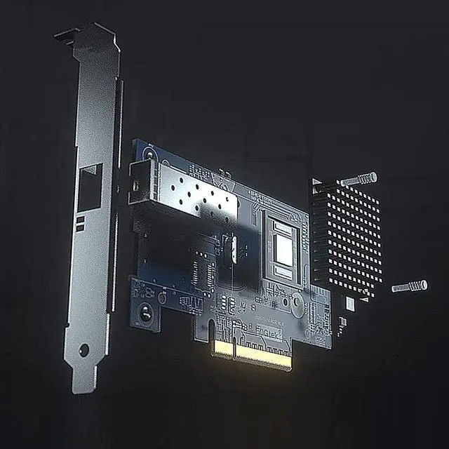 Alt view image 7 of 7 - 10Gb PCI-E Network Card NIC Compatible for Intel X520-DA1(Intel E10G42BTDA), with Intel 82599EN Controller, Single SFP+ Port, 10G PCI Express LAN Adapter Support Windows Server/Windows, Linux, Vmware