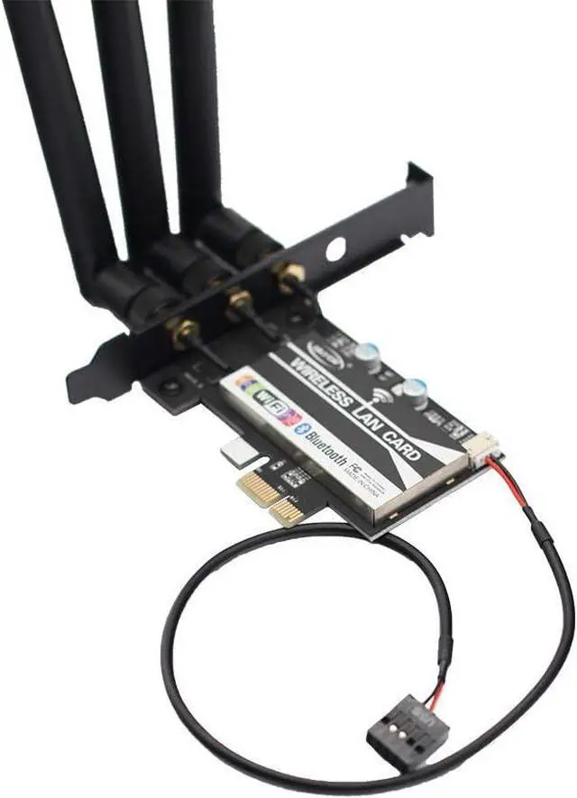 Alt view image 5 of 5 - HUYUN Network Card 2.4 & 5G Dual Frequency 1750Mbps high Speed Wireless Network Card,BCM943602CS + Bluetooth 4.1 Laptop Network Card Suitable for Mac OS
