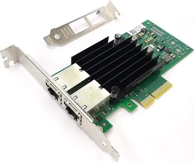 Alt view image 2 of 5 - Dual Port 10GbE RJ-45 PCI-Express x 4 Gigabit Ethernet Server Adapter Dual Port Network Interface Controller Card for X550 Chipset, Compare to Intel X550-T2