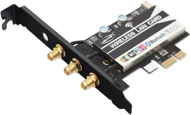 Alt view image 4 of 5 - HUYUN Network Card 2.4 & 5G Dual Frequency 1750Mbps high Speed Wireless Network Card,BCM943602CS + Bluetooth 4.1 Laptop Network Card Suitable for Mac OS