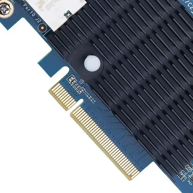 Alt view image 3 of 7 - 10Gb PCI-E Network Card NIC Compatible for Intel X540-T1, Dual RJ45 Copper Port, with Intel X540-BT1 Controller, PCI-E X8, 10G PCI Express LAN Adapter NIC, Support Windows Server, Linux, Vmware