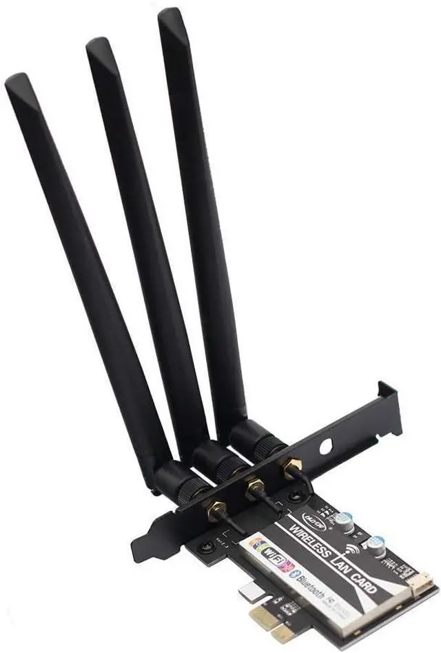Alt view image 2 of 5 - HUYUN Network Card 2.4 & 5G Dual Frequency 1750Mbps high Speed Wireless Network Card,BCM943602CS + Bluetooth 4.1 Laptop Network Card Suitable for Mac OS