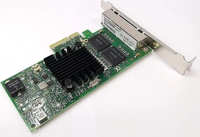 Alt view image 5 of 7 - 4 Port RJ-45 10/100/1000Mbps PCI-Express x 4 Gigabit Ethernet Server Adapter 4 Port Network Interface Controller Card for I350AM4 Chipset, Compare to Intel I350-T4