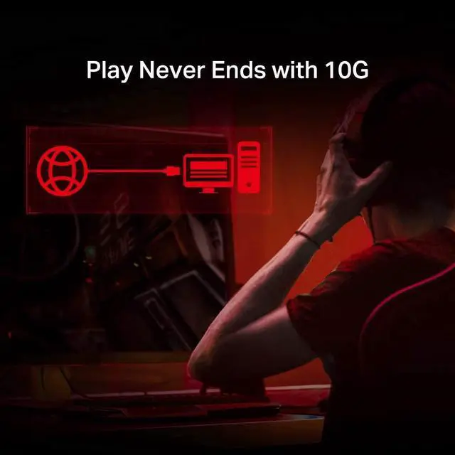 Alt view image 3 of 7 - 10GB PCIe Network Card (TX401)-PCIe to 10 Gigabit Ethernet Adapter,Supports Windows 11/10/8.1/8/7, Servers 2019/2016/2012 R2, and Linux, Including a CAT6A Cable