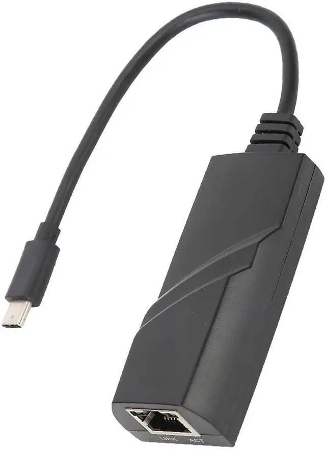 Alt view image 7 of 7 - Gigabit Ethernet Adapter Type C USB 3.1 10Gbps High Speed Ethernet LAN Network Card for Mobile Phone Tablet Notebook and More Support Forward and Reverse Plugging