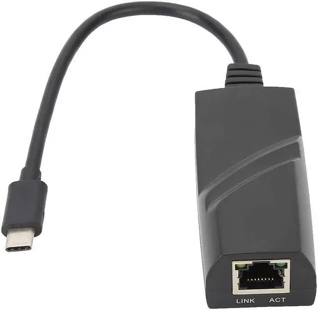 Alt view image 2 of 7 - Gigabit Ethernet Adapter Type C USB 3.1 10Gbps High Speed Ethernet LAN Network Card for Mobile Phone Tablet Notebook and More Support Forward and Reverse Plugging