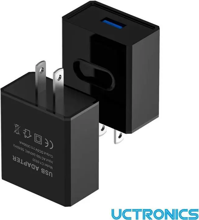 Alt view image 2 of 6 - For Raspberry Pi 4 Power Supply with Switch, 5V 3A USB Type C Charger Adapter with 3.3ft ON/Off Switch Cable, Black - OEM