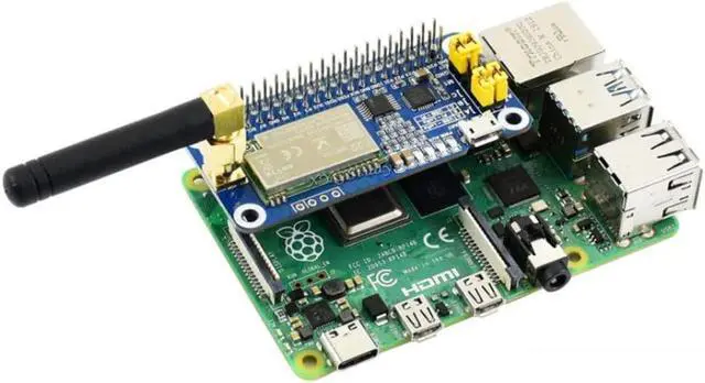 Alt view image 7 of 7 - SX1262 LoRa HAT Covers 915MHz Frequency Band with Spread Spectrum Modulation Supports Raspberry Pi 1 2 3 4 Series Boards with UART Interface for STM32 @XYGStudy