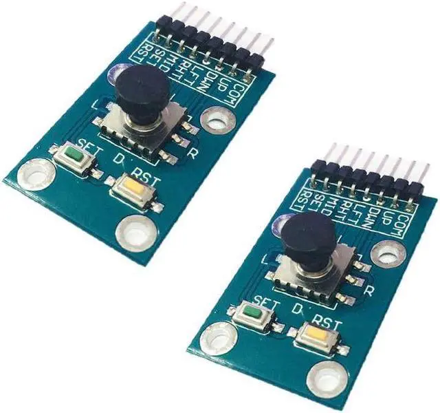 Main image of KOOBOOK 2Pcs 5-Channel Five Direction Navigation Button Module 5D Rocker Joystick Independent Keyboard for Arduino MCU