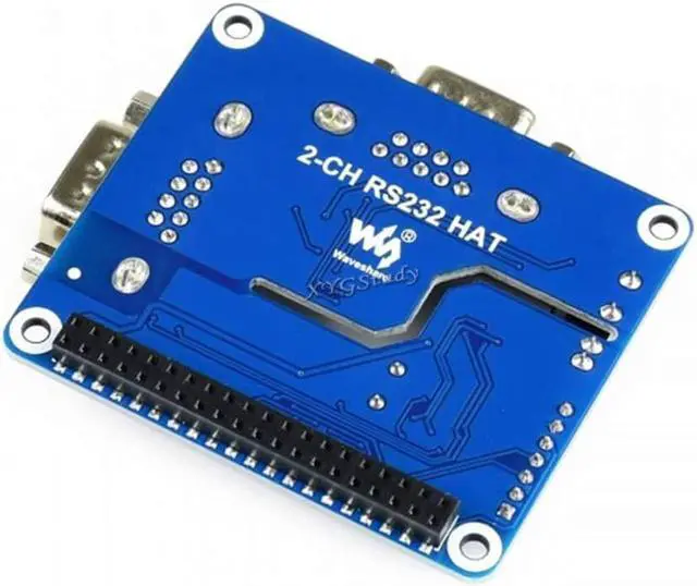 Alt view image 5 of 7 - XYGStudy 2-Channel Isolated RS232 Expansion HAT for Raspberry Pi SPI to RS232 Interface SP3232 UART SC16IS752+SP3232 Solution with Multi Onboard Protection Circuits ADI Magnetical TVS Diode