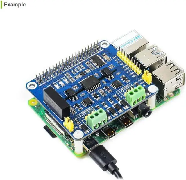 Alt view image 5 of 7 - XYGStudy 2-Channel Isolated RS485 Expansion HAT for Raspberry Pi SPI to RS485 Interface SP3485 UART SC16IS752+SP3485 Solution with Multi Onboard Protection Circuits ADI Magnetical TVS Diode