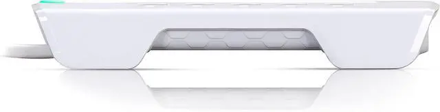 Alt view image 4 of 5 - 360 Electrical 360550 Visionary3.4 Surge Protector with 8 Outlets, Combo Data, Dual 3.4 Amp/17 Watt USB Charging, White