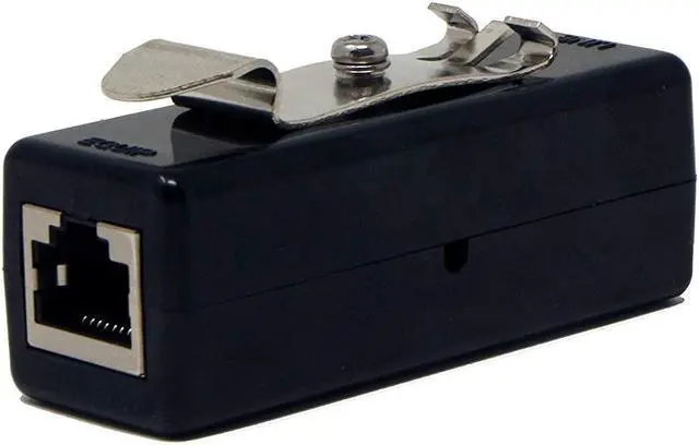 Alt view image 6 of 7 - Surge Protector 19; RackMount (16 Port) PoE+ Gigabit (Server Rack Mount 1U) -Gas Discharge Tube -RJ45 Lightning Suppressor -LAN Network CAT5/CAT6 Thunder Arrestor GbE 1000 Mbps -Tupavco TP316  By DT