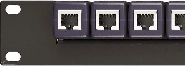 Alt view image 3 of 6 - Ethernet Surge Protector 19" RackMount (16 Port) PoE+ Gigabit (Server Rack Mount 1U) -Gas Discharge Tube -RJ45 Lightning Suppressor -LAN Network CAT5/CAT6 Thunder Arrestor GbE 1000 Mbps - TP316