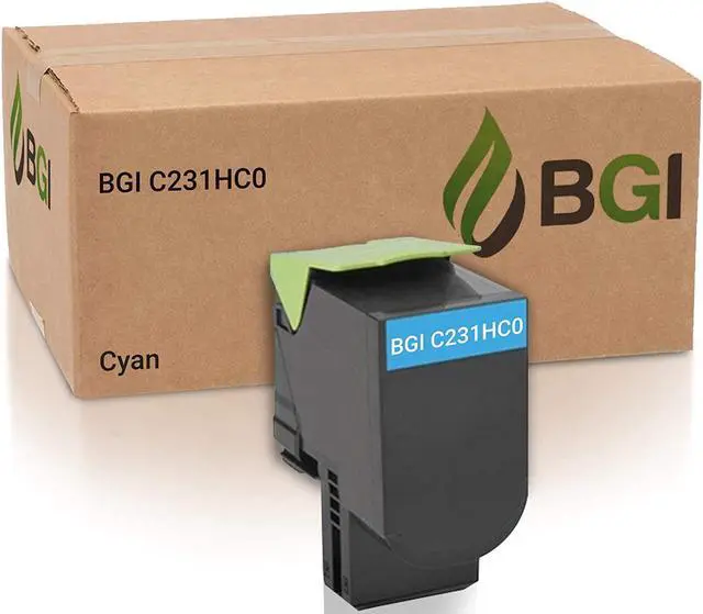 Main image of BGI Compatible Replacement Toner for Lexmark C2325dw MC2325adw C2325 C2425dw MC2425adw C2535dw MC2535adwe MC2640adwe Toner Ink | C231HC0 | Cyan | High Yield